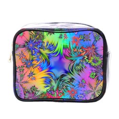 Star Abstract Colorful Fireworks Mini Toiletries Bags by Nexatart