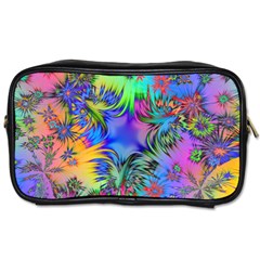 Star Abstract Colorful Fireworks Toiletries Bags 2-side by Nexatart