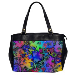 Star Abstract Colorful Fireworks Office Handbags by Nexatart