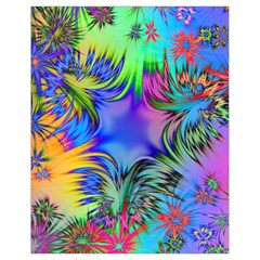 Star Abstract Colorful Fireworks Drawstring Bag (small) by Nexatart