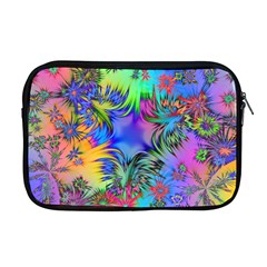 Star Abstract Colorful Fireworks Apple Macbook Pro 17  Zipper Case by Nexatart