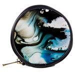 Abstract Painting Background Modern Mini Makeup Bags Back