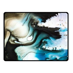 Abstract Painting Background Modern Fleece Blanket (small) by Nexatart