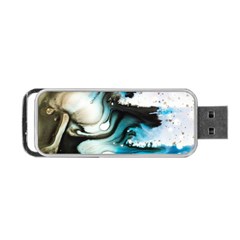 Abstract Painting Background Modern Portable Usb Flash (one Side) by Nexatart