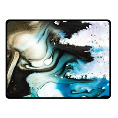 Abstract Painting Background Modern Double Sided Fleece Blanket (small)  by Nexatart