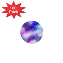 Background Art Abstract Watercolor 1  Mini Buttons (100 Pack)  by Nexatart