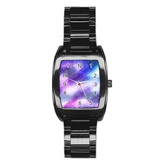 Background Art Abstract Watercolor Stainless Steel Barrel Watch by Nexatart