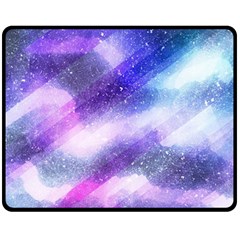 Background Art Abstract Watercolor Double Sided Fleece Blanket (medium)  by Nexatart