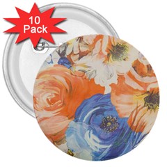 Texture Fabric Textile Detail 3  Buttons (10 Pack)  by Nexatart