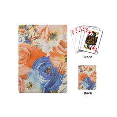 Texture Fabric Textile Detail Playing Cards (mini)  by Nexatart