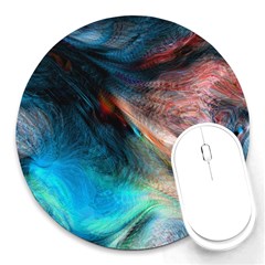 Background Art Abstract Watercolor Round Mousepads by Nexatart