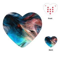 Background Art Abstract Watercolor Playing Cards (heart)  by Nexatart