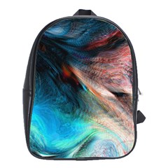 Background Art Abstract Watercolor School Bag (large) by Nexatart