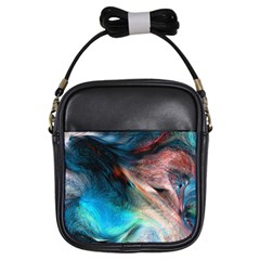 Background Art Abstract Watercolor Girls Sling Bags by Nexatart