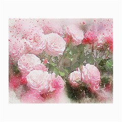 Flowers Roses Art Abstract Nature Small Glasses Cloth by Nexatart