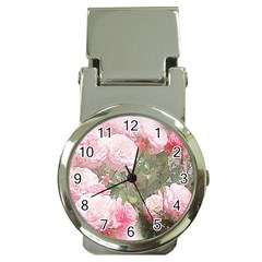 Flowers Roses Art Abstract Nature Money Clip Watches by Nexatart