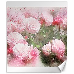 Flowers Roses Art Abstract Nature Canvas 20  X 24   by Nexatart