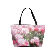 Flowers Roses Art Abstract Nature Shoulder Handbags