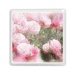 Flowers Roses Art Abstract Nature Memory Card Reader (square)  by Nexatart