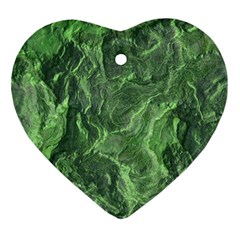 Geological Surface Background Heart Ornament (two Sides) by Nexatart