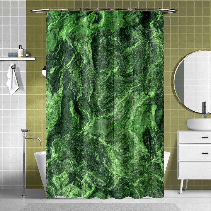 Geological Surface Background Shower Curtain 48  x 72  (Small) 