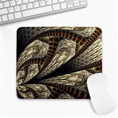 Fractal Abstract Pattern Spiritual Large Mousepads by Nexatart