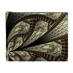 Fractal Abstract Pattern Spiritual Cosmetic Bag (xl) by Nexatart