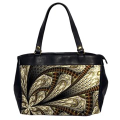 Fractal Abstract Pattern Spiritual Office Handbags (2 Sides) 