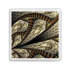 Fractal Abstract Pattern Spiritual Memory Card Reader (square)  by Nexatart