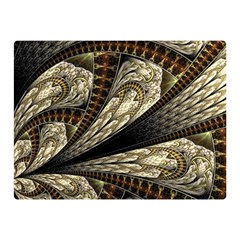 Fractal Abstract Pattern Spiritual Double Sided Flano Blanket (mini)  by Nexatart