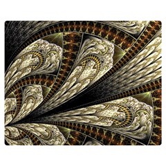 Fractal Abstract Pattern Spiritual Double Sided Flano Blanket (medium)  by Nexatart