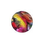 Background Art Abstract Watercolor Golf Ball Marker Front