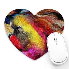 Background Art Abstract Watercolor Heart Mousepads by Nexatart