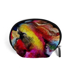 Background Art Abstract Watercolor Accessory Pouches (small)  by Nexatart