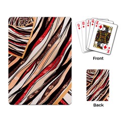 Fabric Texture Color Pattern Playing Card by Nexatart