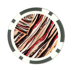 Fabric Texture Color Pattern Poker Chip Card Guard by Nexatart