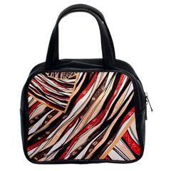 Fabric Texture Color Pattern Classic Handbags (2 Sides) by Nexatart