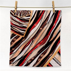 Fabric Texture Color Pattern Face Towel by Nexatart