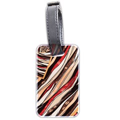 Fabric Texture Color Pattern Luggage Tags (two Sides) by Nexatart