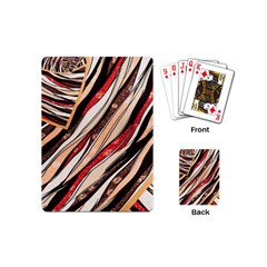 Fabric Texture Color Pattern Playing Cards (mini)  by Nexatart