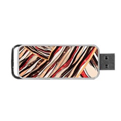 Fabric Texture Color Pattern Portable Usb Flash (one Side) by Nexatart