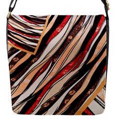 Fabric Texture Color Pattern Flap Messenger Bag (s) by Nexatart