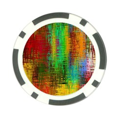 Color Abstract Background Textures Poker Chip Card Guard (10 Pack) by Nexatart