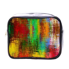 Color Abstract Background Textures Mini Toiletries Bags by Nexatart