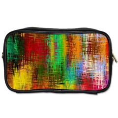 Color Abstract Background Textures Toiletries Bags by Nexatart