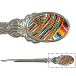 Fabric Texture Color Pattern Letter Openers Front