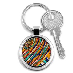 Fabric Texture Color Pattern Key Chains (round)  by Nexatart