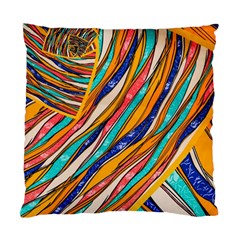 Fabric Texture Color Pattern Standard Cushion Case (two Sides) by Nexatart