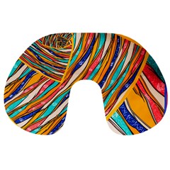 Fabric Texture Color Pattern Travel Neck Pillows by Nexatart