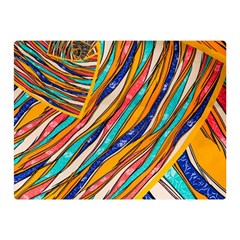 Fabric Texture Color Pattern Double Sided Flano Blanket (mini)  by Nexatart